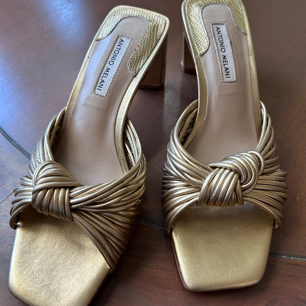 Antonio Melani Gold Heels